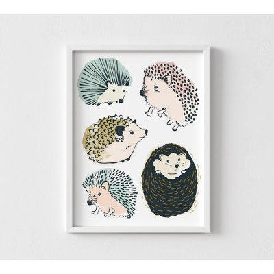 Magdalena Adorable Hedgehog Cute Kids Poster Wall Art, Baby Hedgehog Wall Art, Daycare Remodel Artwork Idea, Baby Bedroom Grandma Gift