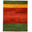 Hand Knotted Wool Area Rug in Multi