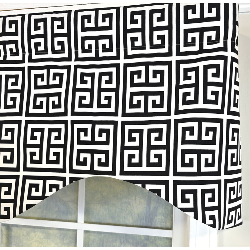 Tower Cornice Valance, Noir