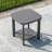 3-Piece Outdoor Aluminum Swivel Rocker Chair Conversation Set With Cushions And Side Table-1512242249