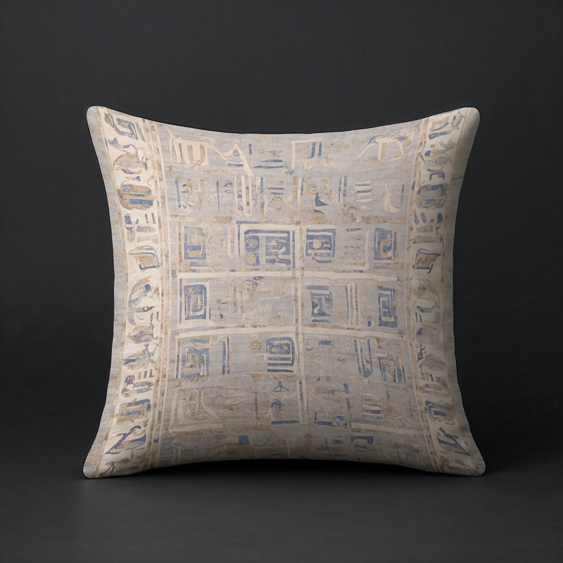 Coussin décoratif intérieur et extérieur Modern, Gris abstrait 88, Carré 16 po