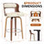 Tabouret de bar et de comptoir pivotant en similicuir-1199488123