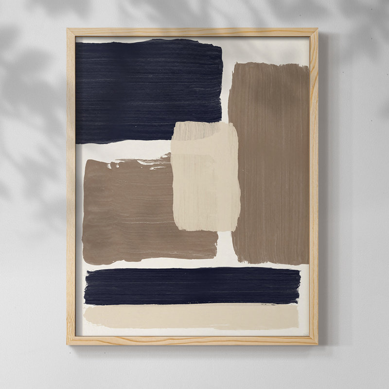 Reproduction encadrée Crosby Sands - bois massif, Naturel, H 30 po x l 24 po