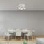Alcoa Glass LED Flush Mount-99061875