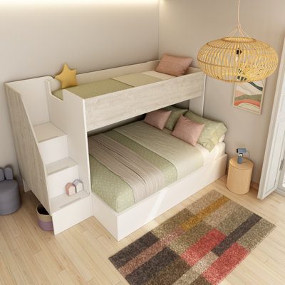 European Double (140 X 200 Cm) Bunk Bed Bed Frame