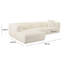 Canapé modulaire Tov Furniture Tarra Fluffy-93582132
