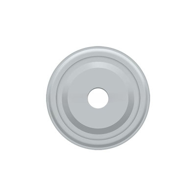 Plaque de base pour boutons Deltana BPRC100U26D; 1 po de diamètre; finition chrome satiné