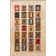 Tapis décoratif à motif carré beige-1949123288