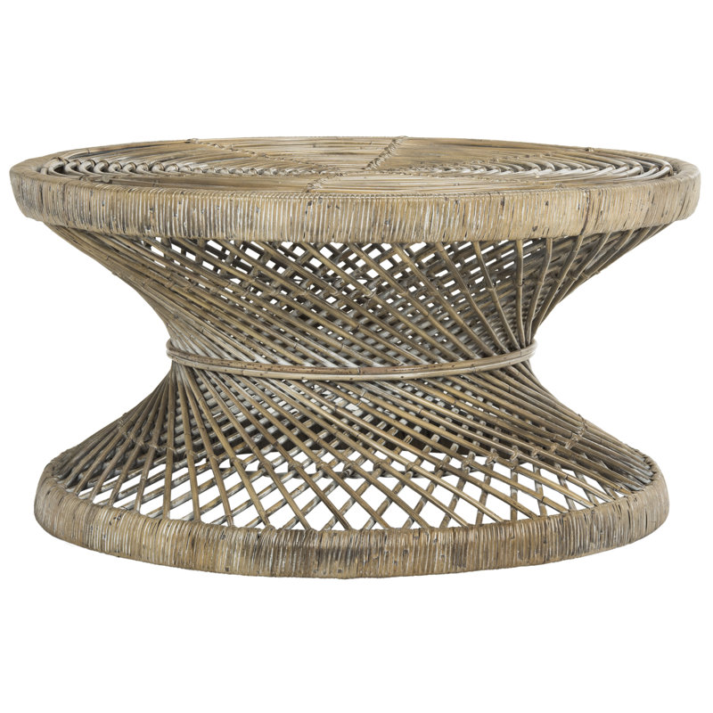 Frame Coffee Table, Gray White Wash