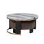  Table basse 2 pièces avec repose-pieds Islandais