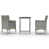 Structure grise / coussin gris foncé