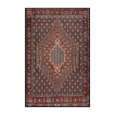 Tapis traditionnel rouge / bleu / beige