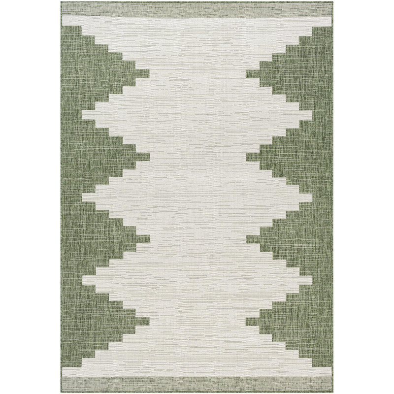 Isidro Machine Woven Southwestern Indoor/Outdoor Area Rug, Rectangle 2' x 2'11"
