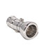 Shower Head Solid Brass Construction With Push Button Flow Control Or Cut Off, Water Saver, Polished Chrome