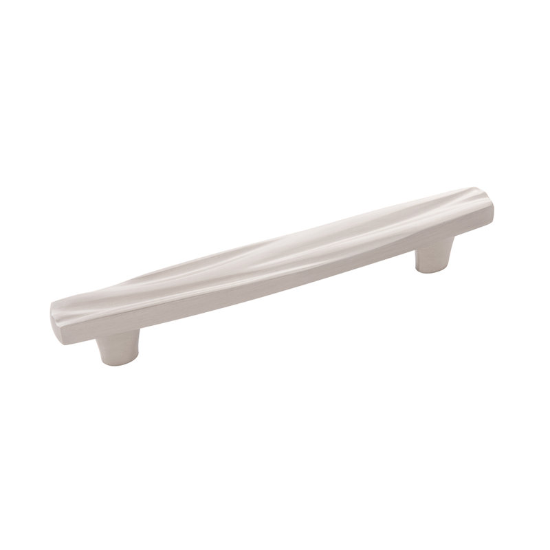 Poignée barre Caspian, 3 3/4", Nickel satiné