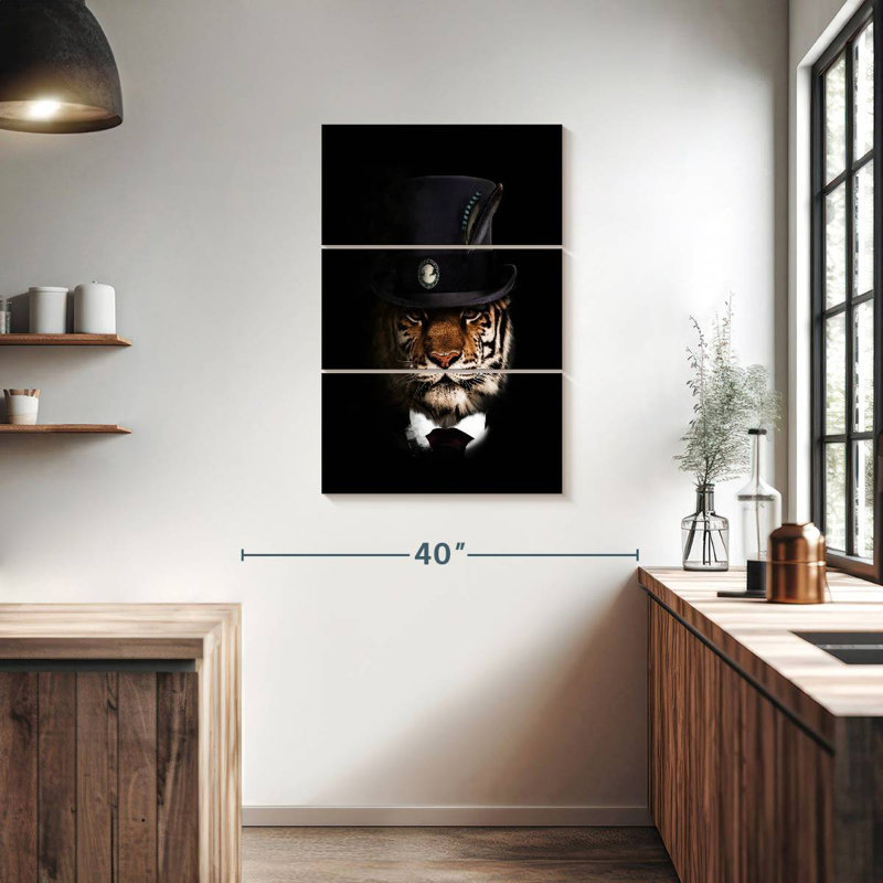 Ketti Classy Tiger I, 38" H x 24" W