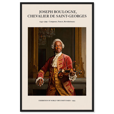 Noble Virtuosity Canvas Historic Men Posters by Art Remedy