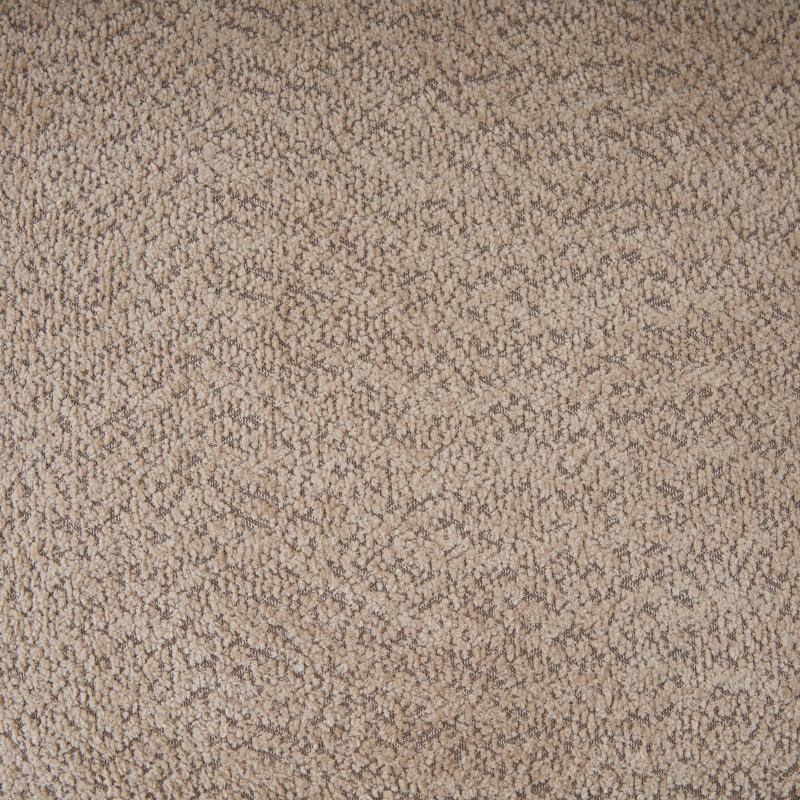Aurora Boucle Upholstered Accent Chair with Wooden Legs, Light Brown