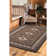 Tapis beige cendré à bordure Juana