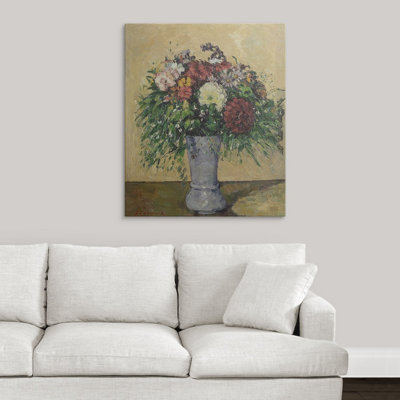 «Bouquet of Flowers in a Vase», reproduction de peinture à l'huile