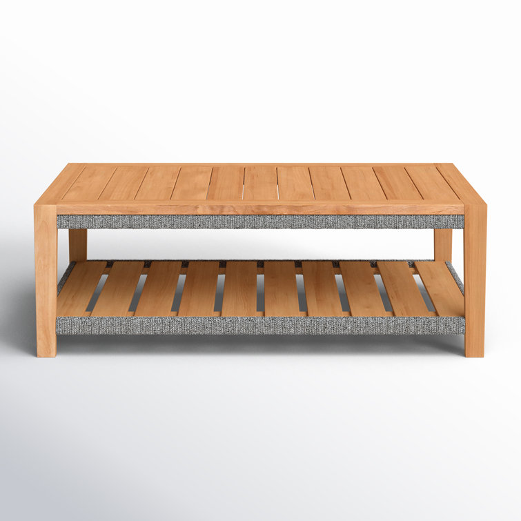 Chauncie 50.5'' Teak Outdoor Coffee Table