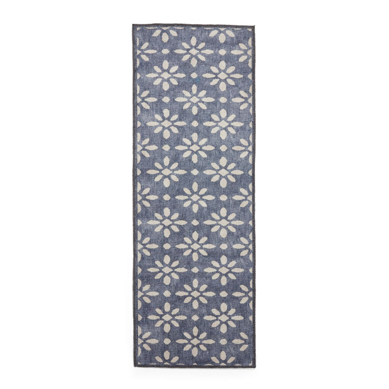 Vincenzo Geometric Flat Weave Area Rug, Rectangle 76 x 150cm