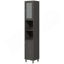 Armoire tour autoportante Aleron avec tablettes réglables pour la salle de bain ou le salon-826876537
