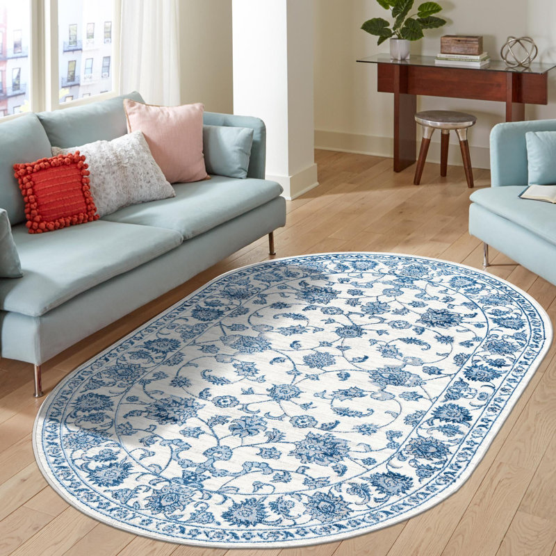 Ermir Oriental Indoor Rug, Oval 3'3" x 5'3"
