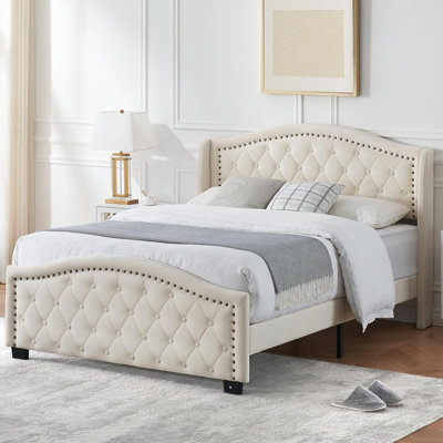 Axyl 47.2'' Steel Bed Frame