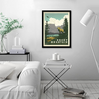 Décoration murale rétro - Montagnes Rocheuses par Anderson Design Group