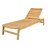Diuna Outdoor Teak Wood Chaise Lounge