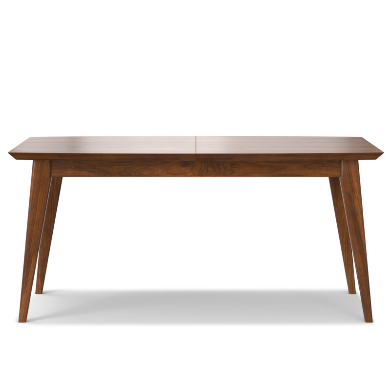 Walnut Mid-Century Modern Extendable Dining Table for Eight
