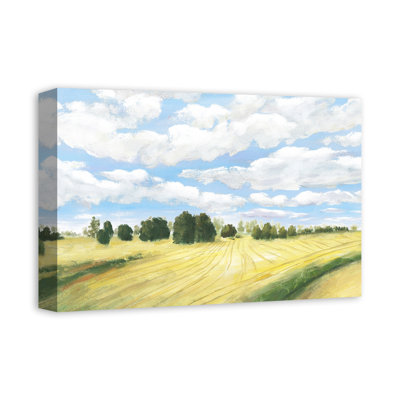 Rolling Rural Landscape - Painting Print on Canvas