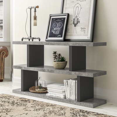 Abdulaye 88.4cm H x 163cm W Geometric Bookcase