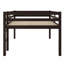 Lit mezzanine en bois avec échelle-446802502