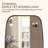 Contemporary Oblong Bathroom Vanity Mirror | Stainless Steel Thick Frame-1308943052-1337529329