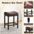 24 Inch Bar Stools Set Of 4, Upholstered Modern Counter Height Bar Stools For Kitchen Island Modern PU Leather Sadless Stools Chair With Metal Base And Footrest-1906676510