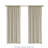 Semi-Sheer Light Filtering Back Tab Single Curtain Panel-2030133765-2030133764