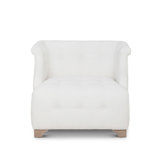 Scroll Arm Occasional Chair, Mocha
