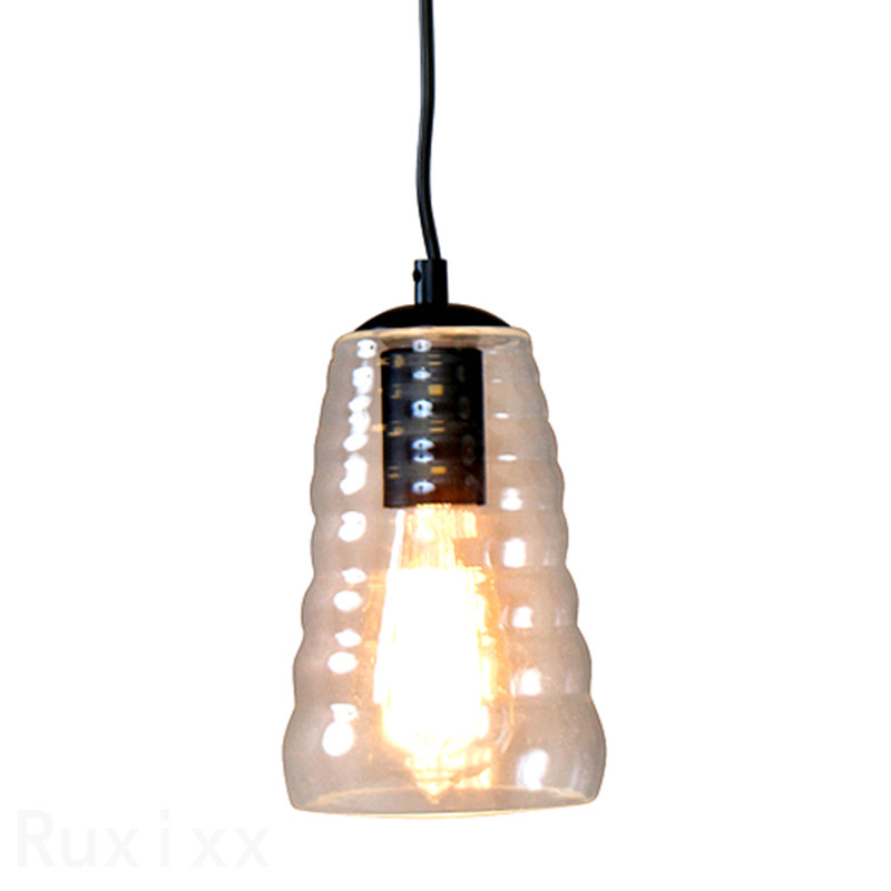 Long Industrial Pendant With Clear Glass By Lumisource