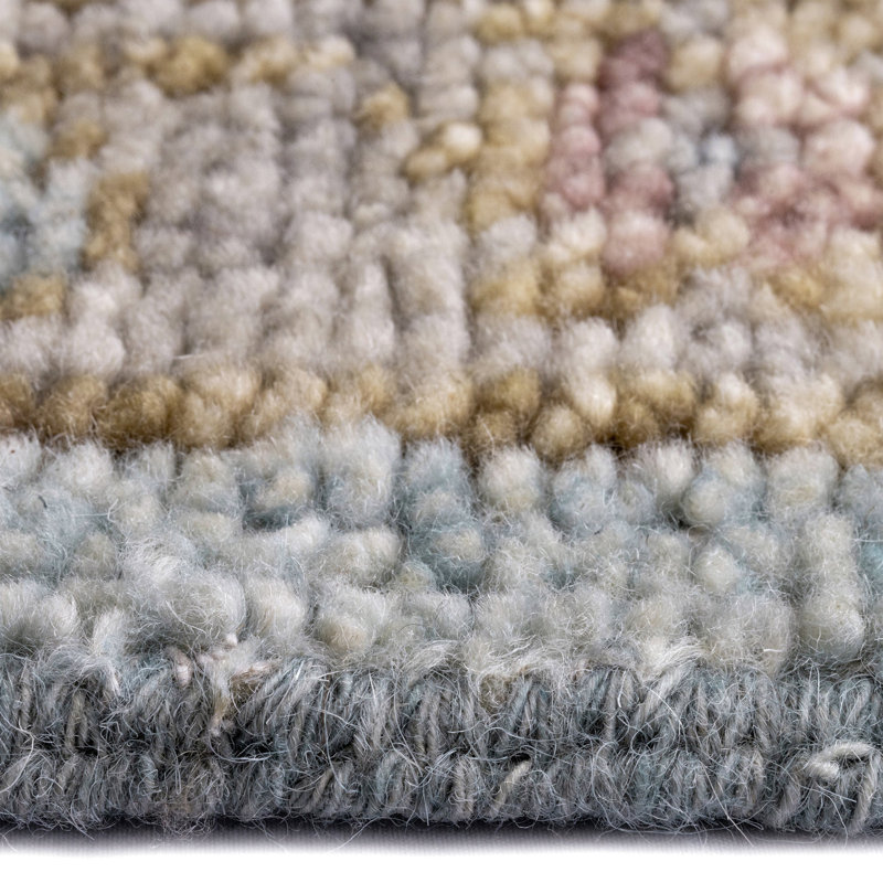 Skyela Performance Hand Knotted Wool Oriental Indoor Rug, Rectangle 9' x 12'