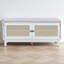 Banc de rangement de 43 po de large avec banc à coussins pour hall d'entrée-1138313394