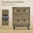 5-Tier Shoe Cabinet with Barn-Inspired Doors-830026652