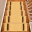 Tapis d'escalier à bordure sur mesure à rayures sur mesure-542491788-542491783