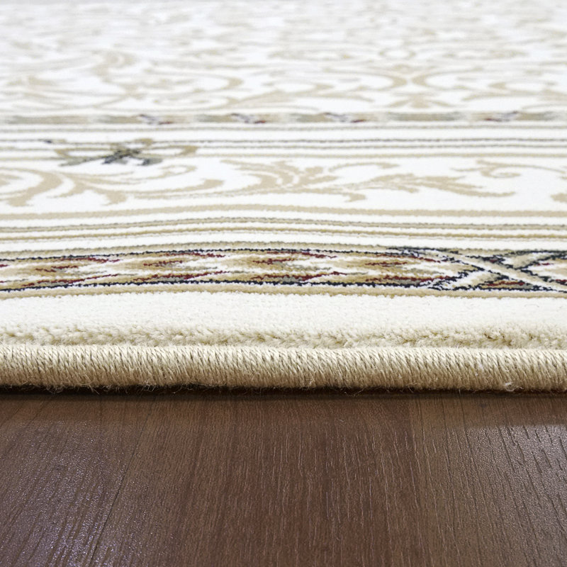 Tapis ivoire Attell, Ovale 2 pi 7 po x 4 pi 7 po