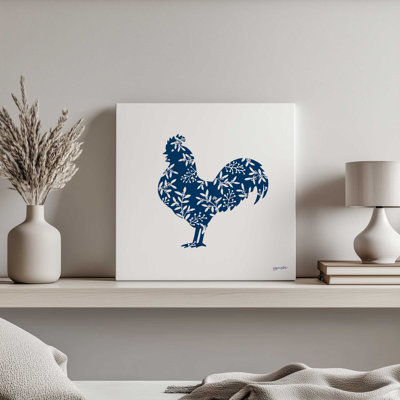 Impression de coq floral par Annie Lapoint