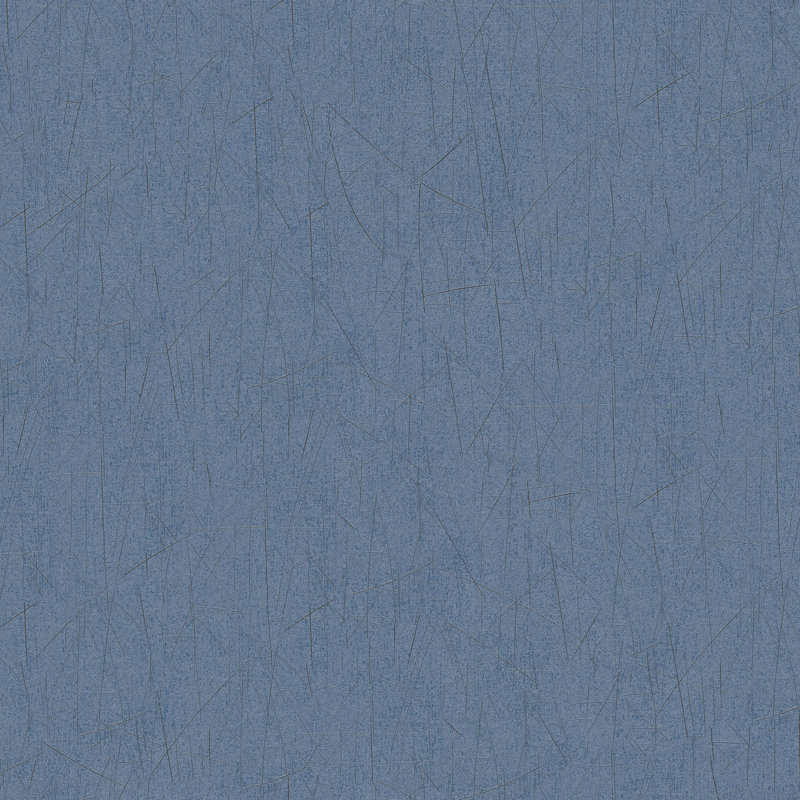 Evelina 10.05m x 70cm Textured Wallpaper Roll, Blue