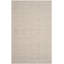 Tapis argenté / ivoire en laine tissé à la main à motif géométrique Amritpal-1733544299