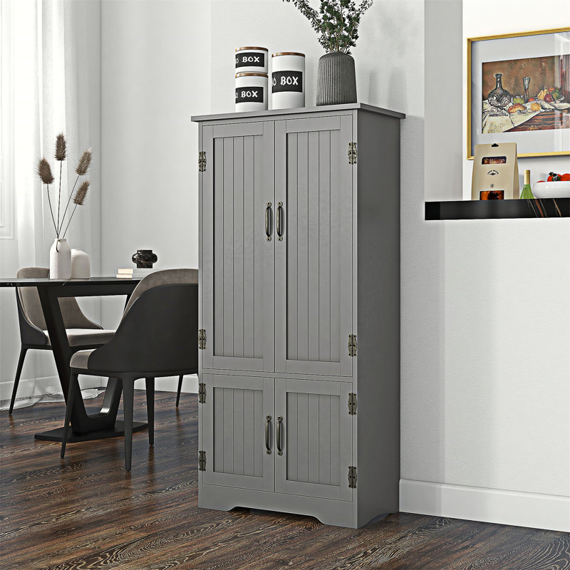 Armoire de cuisine avec tablettes réglables et espace de rangement