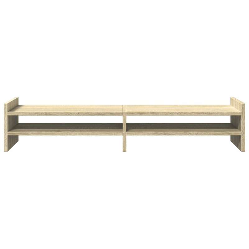 Shiori Manufactured Wood Monitor Stand, Sonoma Oak